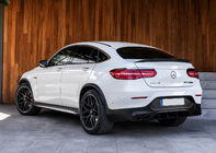 Mercedes GLC coupe C253 2016-2023 Heckdiffusor mit Endrohren Black (Design AMG63) Foto 3