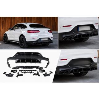 Heckdiffusor mit Endrohren Black (Design AMG63) Foto 1