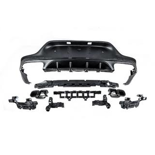 Heckdiffusor mit Endrohren Black (Design AMG63) Foto 4