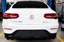 Mercedes GLC coupe C253 2016-2023 Heckdiffusor mit Endrohren (Design AMG43) Foto 3