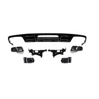 Heckdiffusor mit Endrohren Black (2015-2018, CLS63 Design) Foto 2