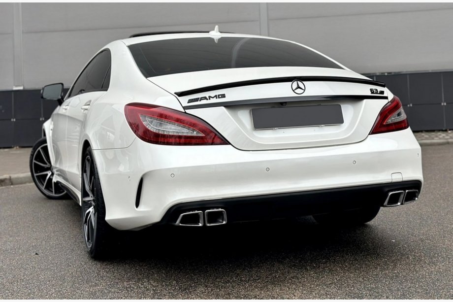 Mercedes CLS C218 2011-2018 Heckdiffusor mit Endrohren Black (2015-2018, CLS63 Design) Image