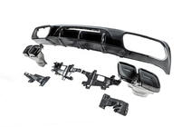 Mercedes CLS C218 2011-2018 Heckdiffusor mit Endrohrblenden Black (2015-2018, GT63 Design) Foto 6