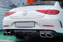 Mercedes CLS C257 2018- Heckdiffusor mit Endrohren (Design GT63) Foto 1