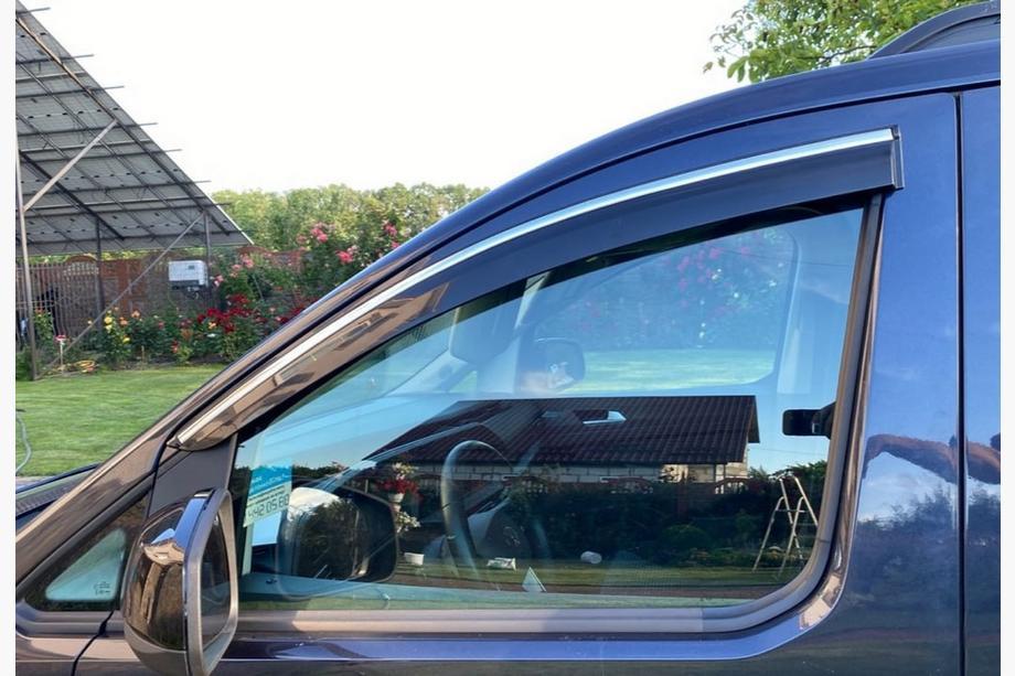 Ford Connect 2021- Windabweiser mit Chromleiste (2 Stk., Sunplex Chrome) Foto 1