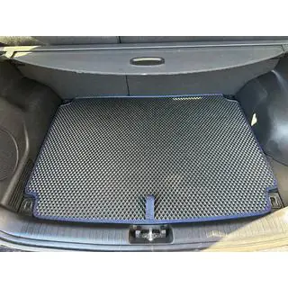 Kofferraummatte (E-Niro 2018-2022, mit Subwoofer, Schwarz)