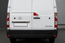 Opel Movano 2021- Chromleiste über dem Kennzeichen (Edelstahl) Carmos - Türkischer Edelstahl Foto 1