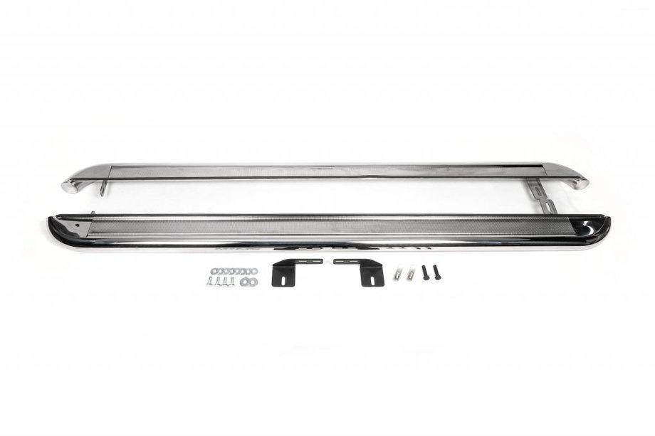 Opel Movano 2021- Seitenschweller Premium (2 Stk., Edelstahl) Langer Radstand, Ø60 Image