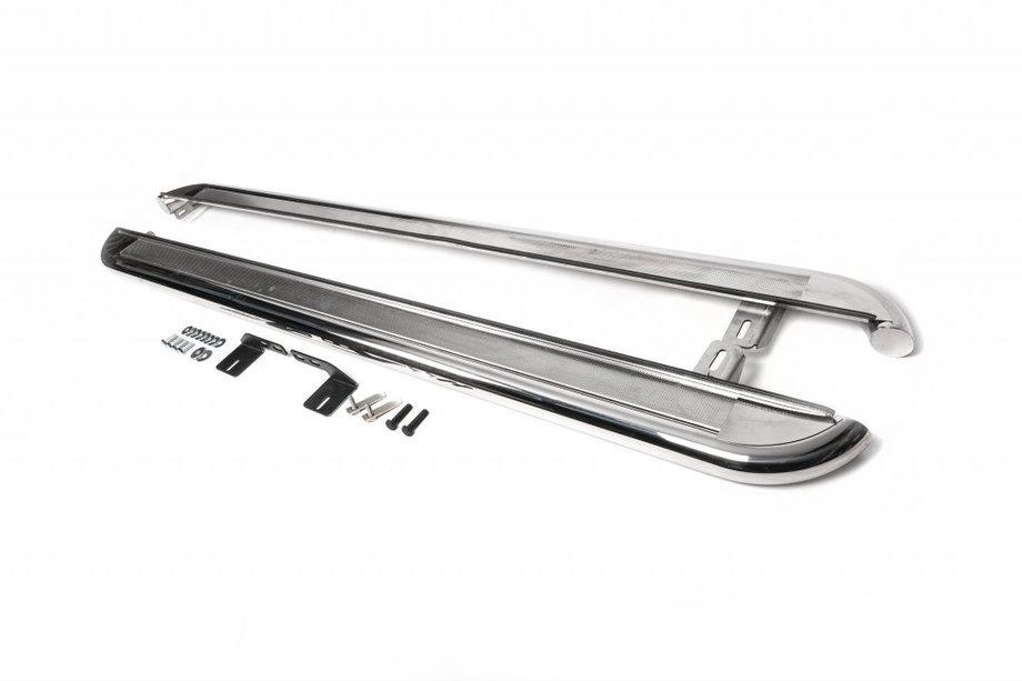 Opel Movano 2021- Seitenschweller Premium (2 Stk., Edelstahl) Kurzer Radstand, Ø60 Foto 2