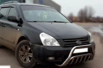Kia Carnival 2002-2013 Frontbügel WT002 (2006-2013, Edelstahl) Foto 2