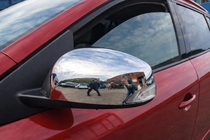 Renault Fluence 2009-2016 Spiegelabdeckungen (2 Stk, Edelstahl) OmsaLine - Italienischer Edelstahl Foto 1