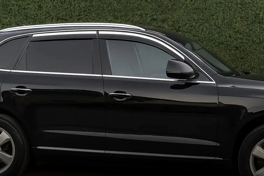 Audi Q5 2008-2017 Windabweiser mit Chromleiste Niken Luxury (4 Stk) Image
