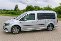 Volkswagen Caddy 2010-2015 Windabweiser mit Chromleiste Niken Luxury (2 Stk) Foto 5
