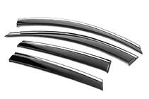 Chevrolet Captiva 2006-2019 Windabweiser mit Chromleiste Niken Luxury (4 Stk) Foto 2