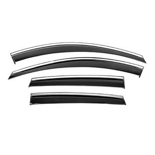 Windabweiser mit Chromleiste Niken Luxury (4 Stk) Chevrolet Captiva 2006-2019 Foto 1
