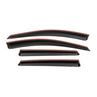 Windabweiser mit Chromleiste Niken Luxury (4 Stk) Chevrolet Captiva 2006-2019 Foto 3