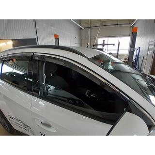 Windabweiser mit Chromleiste Niken Luxury (4 Stk) Hyundai Tucson NX4 2021- Foto 1