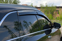 Kia Sorento III UM 2014-2020 Windabweiser mit Chromleiste Niken Luxury (4 Stk) Foto 3