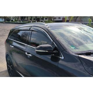 Windabweiser mit Chromleiste Niken Luxury (4 Stk) Kia Sorento III UM 2014-2020 Foto 1