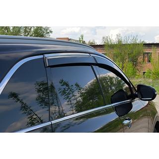 Windabweiser mit Chromleiste Niken Luxury (4 Stk) Kia Sorento III UM 2014-2020 Foto 3