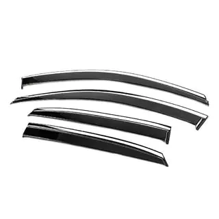 Windabweiser mit Chromleiste Niken Luxury (4 Stk) Lexus RX 2003-2009 Foto 2