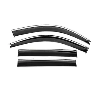 Windabweiser mit Chromleiste Niken Luxury (4 Stk) Lexus GX470 2002-2009 Foto 1