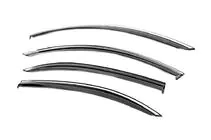 Mercedes S-class W221 2005-2013 Windabweiser mit Chromleiste Niken Luxury (Lang, 4 Stk) Foto 2