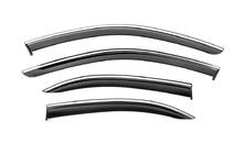 Mercedes C-class W204 2007-2015 Windabweiser mit Chromleisten Niken Luxury (SD, 4 Stk) Foto 1