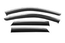 Mercedes ML W164 2005-2011 Windabweiser mit Chromleiste Niken Luxury (4 Stk) Foto 2
