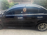 Mitsubishi Lancer X 2008- Windabweiser mit Chromleiste Niken Luxury (4 Stk) Foto 1