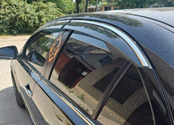 Mitsubishi Lancer X 2008- Windabweiser mit Chromleiste Niken Luxury (4 Stk) Foto 3