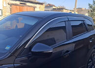 Mazda CX-5 2012-2017 Windabweiser mit Chromleiste Niken Luxury (4 Stk) Foto 1