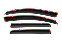 Nissan Qashqai 2007-2010 Windabweiser mit Chromleiste Niken Luxury (4 Stk) Foto 3