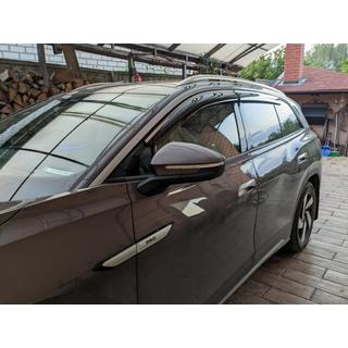 Windabweiser mit Chromleiste Niken Luxury (4 Stk) Foto 4