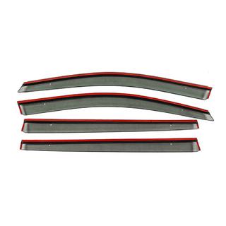 Windabweiser mit Chromleiste Niken Luxury (4 Stk) Foto 3