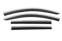 Volkswagen Passat B7 2012-2015 Windabweiser mit Chromleisten Niken Luxury (SW, 4 Stk) Foto 1
