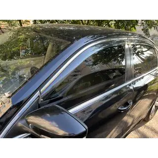Windabweiser mit Chromleiste Niken Luxury (USA, 4 Stk)