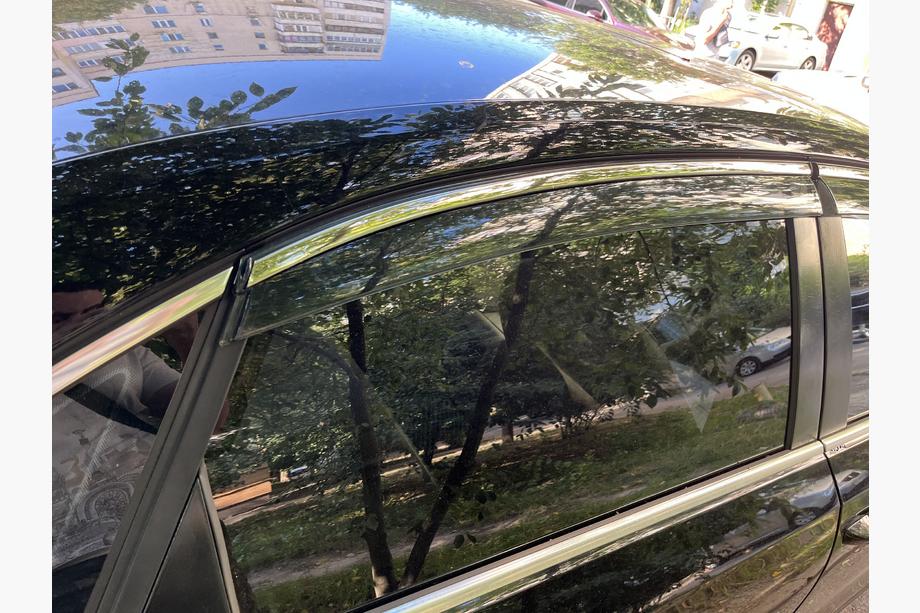 Volkswagen Passat B7 2012-2015 Windabweiser mit Chromleiste Niken Luxury (USA, 4 Stk) Foto 5