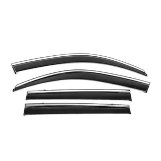 Chrom Windabweiser Niken Luxury (4 Stk) Toyota Land Cruiser Prado 150 2009-2023 Foto 2