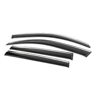 Chrom Windabweiser Niken Luxury (4 Stk) Toyota Land Cruiser Prado 150 2009-2023 Foto 3