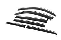 Lexus LX570/450d 2008-2022 Windabweiser mit Chromleisten Niken Luxury (2008-2015, 6 Stk) Foto 4