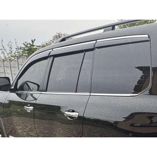 Windabweiser mit Chromleisten Niken Luxury (2008-2015, 6 Stk) Foto 3
