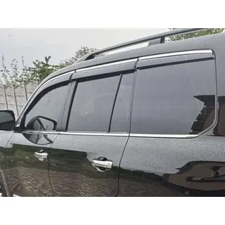 Windabweiser mit Chromleisten Niken Luxury (2008-2015, 6 Stk) Lexus LX570/450d 2008-2022 Foto 3