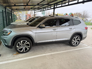 Volkswagen Atlas (Terramont) 2016- Windabweiser mit Chromleisten Niken Luxury (6 Stk) Foto 5