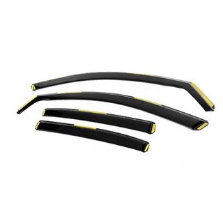 Windabweiser (steckbar, In-Channel) Niken Luxury (Liftback, 4 Stk.) Skoda Octavia II A5 2010-2013 Foto 2