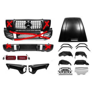 Facelift Kit auf G63 AMG 2018 (unvollständiges Set) Mercedes G сlass W463 1990-2018 Foto 1