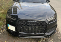 Audi A4 B9 2015-2024 DPT V-1 Frontlippe (für S-Line, 2015-2019, Schwarz glänzend) Foto 6
