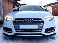 Audi A4 B9 2015-2024 DPT V-1 Frontlippe (für S-Line, 2015-2019, Schwarz glänzend) Foto 5