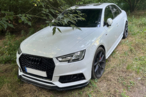 Audi A4 B9 2015-2024 DPT V-1 Frontlippe (für S-Line, 2015-2019, Schwarz glänzend) Foto 7