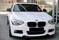 BMW 1 Series F20/F21 2011-2019 Frontlippe DPT V-3 (Für M Performance Style, Schwarz Glanz) Foto 3